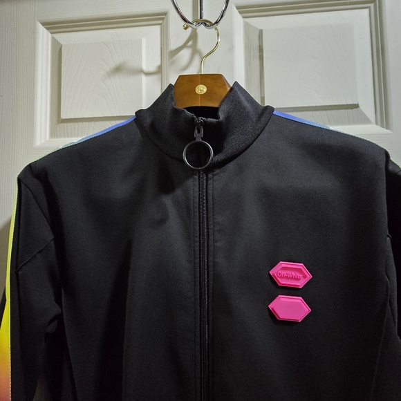 Off-White Rubber Retro Zipper Jacket - Picture 6 of 11